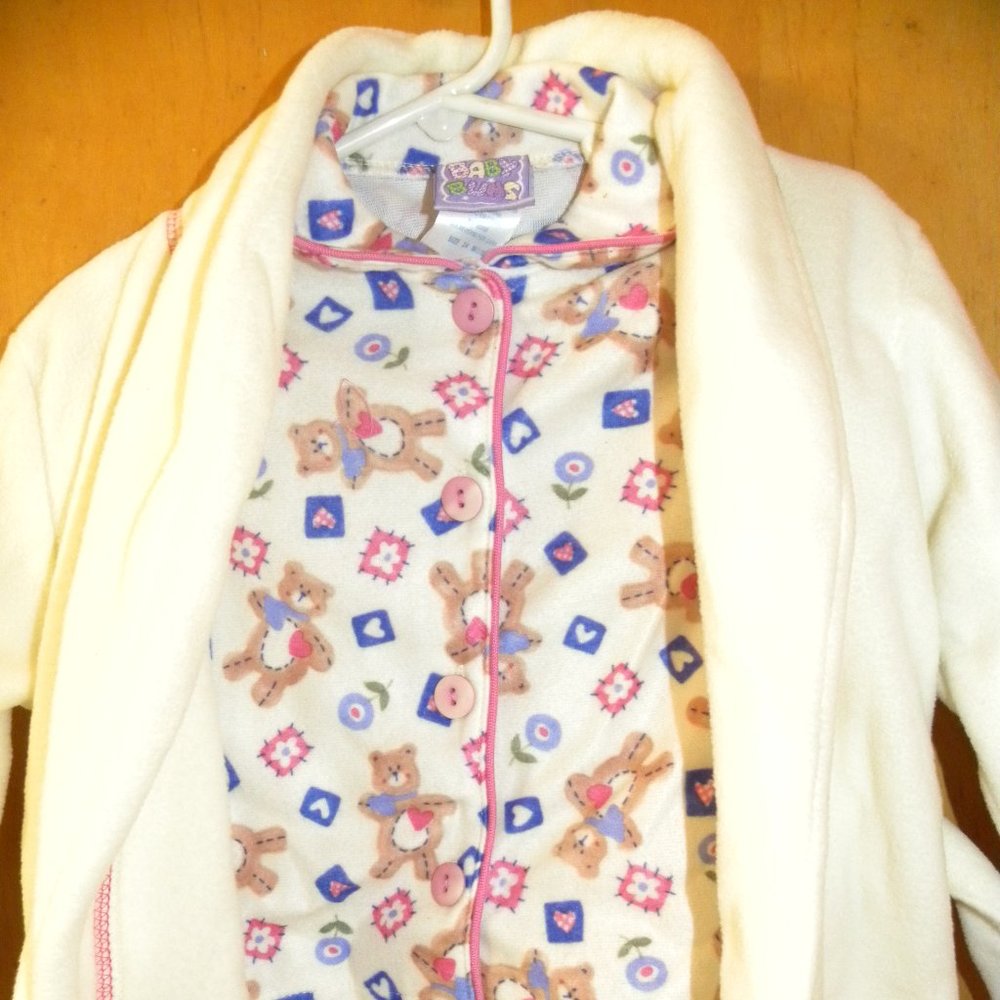 Girls 4 piece Pajama Set